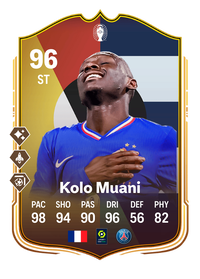 Randal Kolo Muani UEFA EURO Make Your Mark 96 Overall Rating