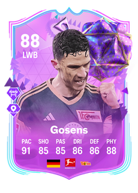 Robin Gosens Ultimate Birthday 88 Overall Rating