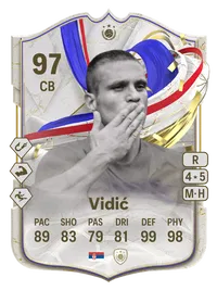 Nemanja Vidić Greats of the Game Icon 97 Overall Rating