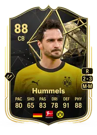 Mats Hummels Team of the Week 88 Overall Rating