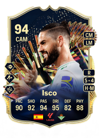 Isco Team of the Season 94 Overall Rating