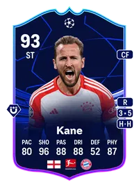 Harry Kane UEFA EUROPA LEAGUE TEAM OF THE TOURNAMENT 93 Overall Rating