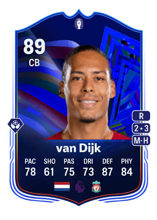 EA FC 24 Virgil van Dijk 89