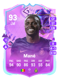 Sadio Mané Ultimate Birthday 93 Overall Rating
