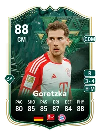 Leon Goretzka Winter Wildcards 88 Overall Rating