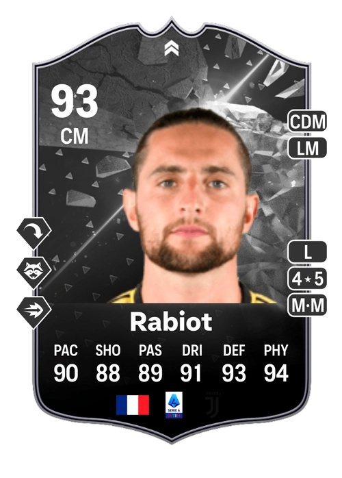 EA FC 24 Adrien Rabiot 93