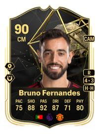 Bruno Fernandes Team of the Week 90 Overall Rating