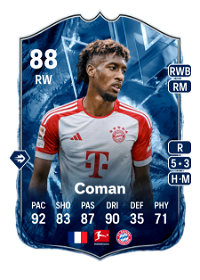 Kingsley Coman FC Versus Ice 88 Overall Rating