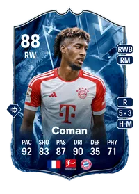 Kingsley Coman FC Versus Ice 88 Overall Rating