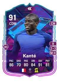 N'Golo Kanté Flashback Player 91 Overall Rating