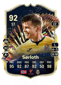 Alexander Sørloth Team of the Season 92 Overall Rating