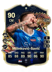 Sergej Milinković-Savić Team of the Season Plus 90 Overall Rating