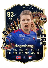 Ada Martine Stolsmo Hegerberg Team of the Season Plus 93 Overall Rating