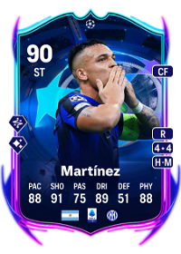 Lautaro Martínez UCL Road to the Final 90 Overall Rating