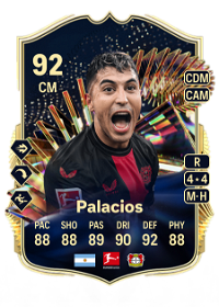 Exequiel Palacios Team of the Season 92 Overall Rating