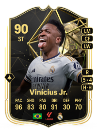 Vinícius Jr. Team of the Week 90 Overall Rating