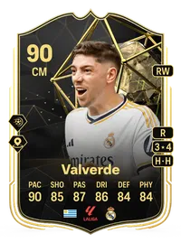 Federico Valverde Team of the Week 90 Overall Rating