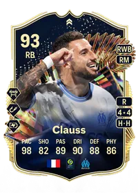 Jonathan Clauss TOTS Live 93 Overall Rating