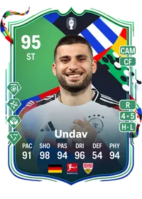 Deniz Undav UEFA EURO Path to Glory 95 Overall Rating