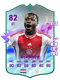 Brian Brobbey In-Progress Future Stars Evolution 82 Overall Rating