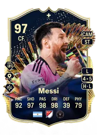 Lionel Messi Team of the Season Plus 97 Overall Rating