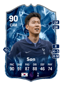 Heung Min Son FC Versus Ice 90 Overall Rating