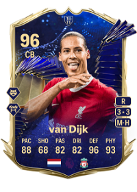 Virgil van Dijk Team of the Year 96 Overall Rating