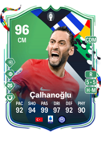 Hakan Çalhanoğlu UEFA EURO Path to Glory 96 Overall Rating