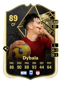 Paulo Dybala Team of the Week 89 Overall Rating