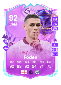 Phil Foden Ultimate Birthday 92 Overall Rating
