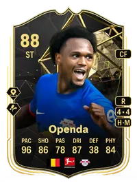 Loïs Openda Team of the Week 88 Overall Rating