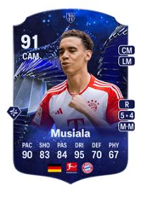 Jamal Musiala TOTY Honourable Mentions 91 Overall Rating