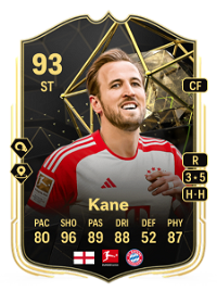 Harry Kane Team of the Week 93 Overall Rating