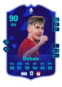 Paulo Dybala POTM SERIE A 90 Overall Rating