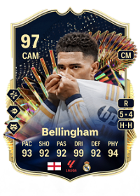 Jude Bellingham Team of the Season 97 Overall Rating