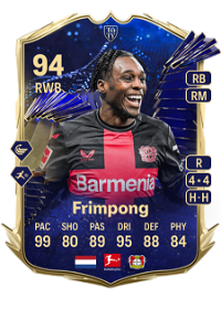 Jeremie Frimpong Team of the Year 94 Overall Rating