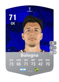 Enrique Bologna CONMEBOL Sudamericana 71 Overall Rating