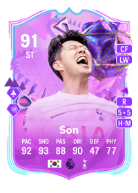 Heung Min Son Ultimate Birthday 91 Overall Rating