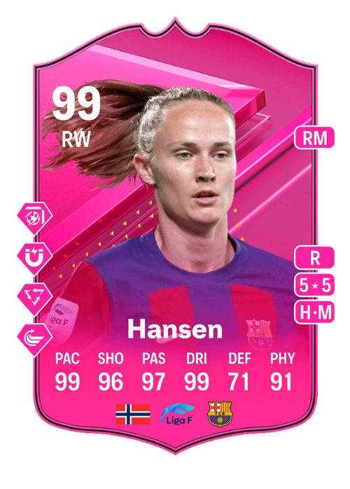 EA FC 24 Caroline Graham Hansen 99