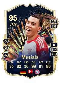 Jamal Musiala Team of the Season 95 Overall Rating