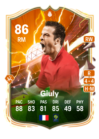 Ludovic Giuly UT Heroes 86 Overall Rating