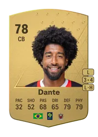 Dante Common 78 Overall Rating