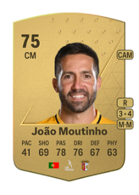 João Moutinho Common 75 Overall Rating