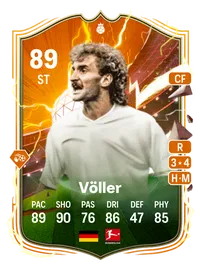 Rudi Völler UT Heroes 89 Overall Rating