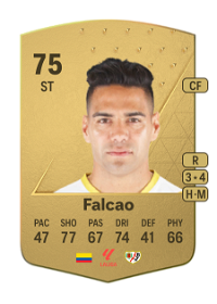 Falcao Common 75 Overall Rating