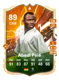 Abedi Pelé UT Heroes 89 Overall Rating