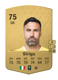 Salvatore Sirigu Common 75 Overall Rating