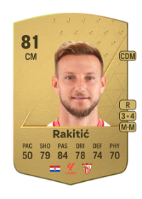 Ivan Rakitić Common 81 Overall Rating