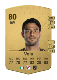 Carlos Vela Common 80 Overall Rating