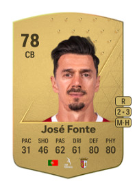 José Fonte Common 78 Overall Rating